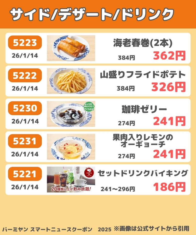 バーミヤンのスマートニュースクーポン